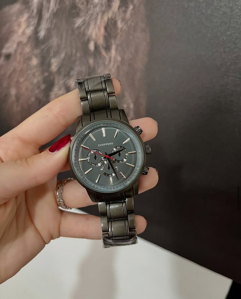 Gece Gri Metal Erkek Kol Saati